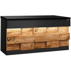 Кассовый прилавок GGM Gastro Toronto KATE180D (Black/Natural)