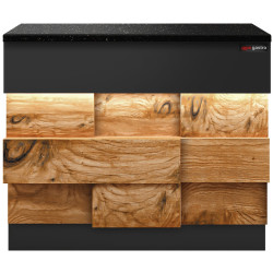 Кассовый прилавок GGM Gastro Toronto KATE90D (Black/Natural) Thumb