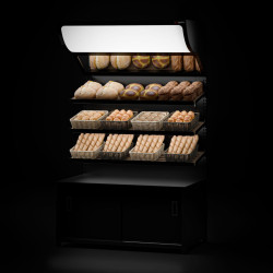 Нейтральная витрина GGM Gastro Madrid BRK1200 (Black) Thumb