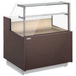Нейтральная витрина GGM Gastro Riga BRI101-M (Brown) Thumb