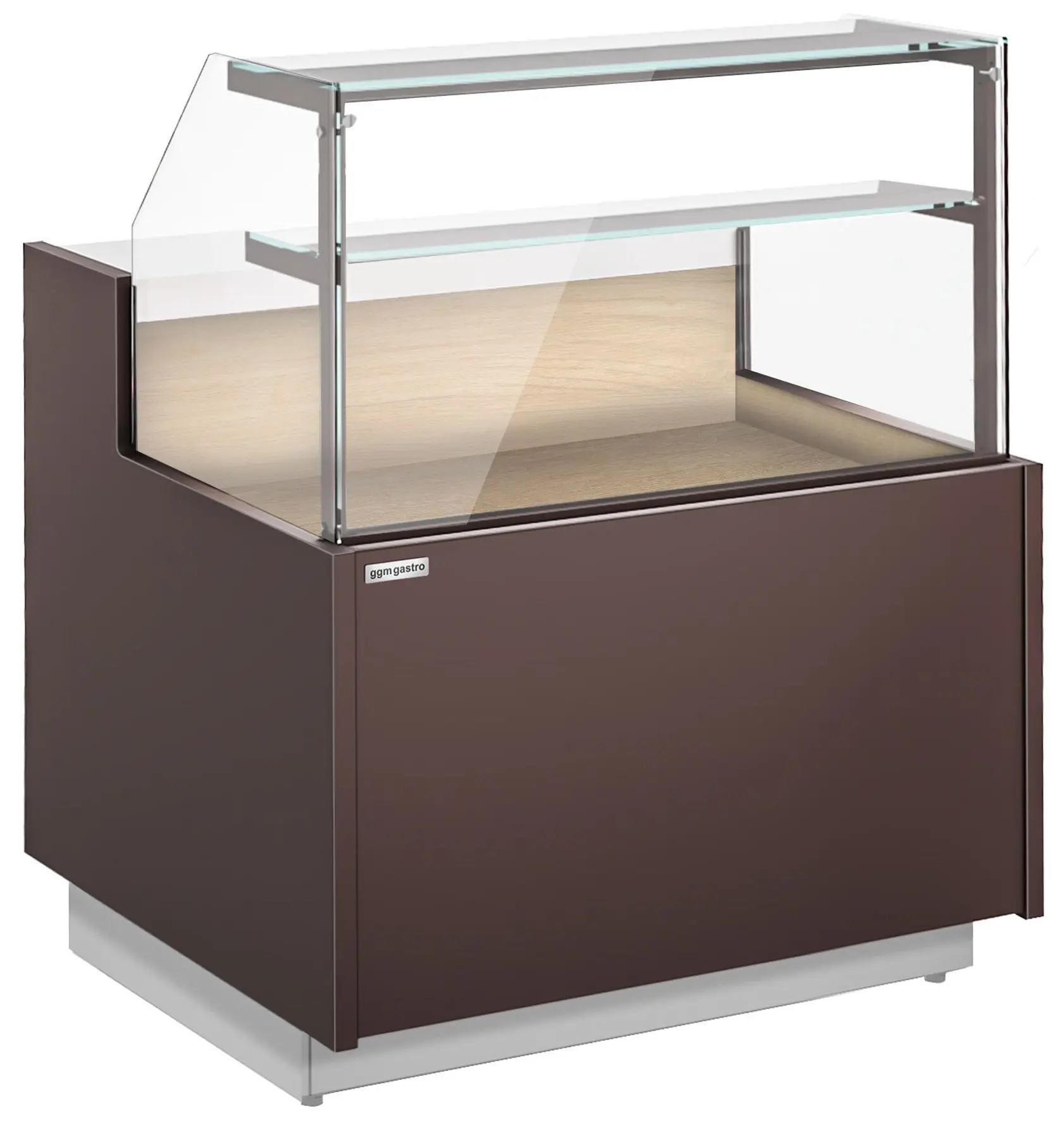 Нейтральная витрина GGM Gastro Riga BRI101-M (Brown) - 2
