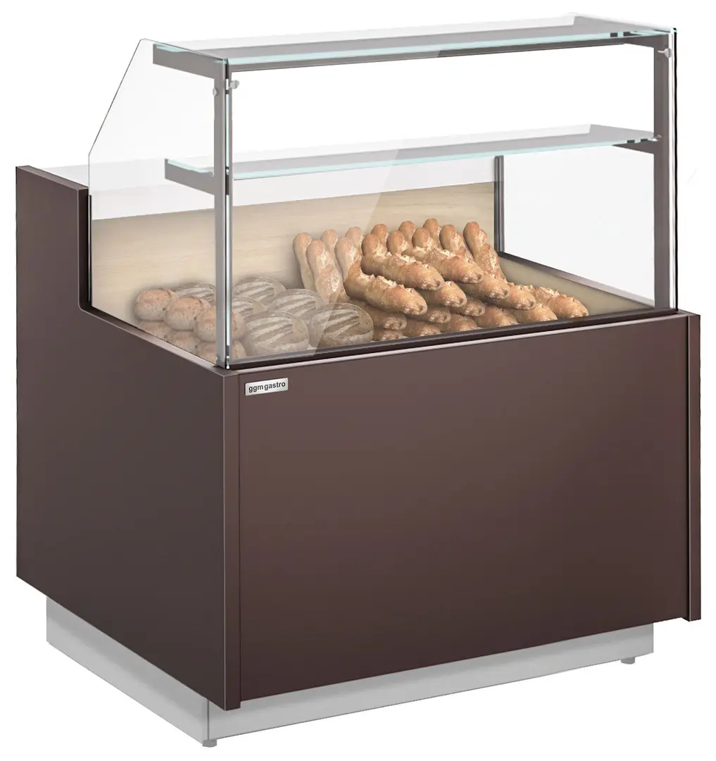 Нейтральная витрина GGM Gastro Riga BRI101-M (Brown)