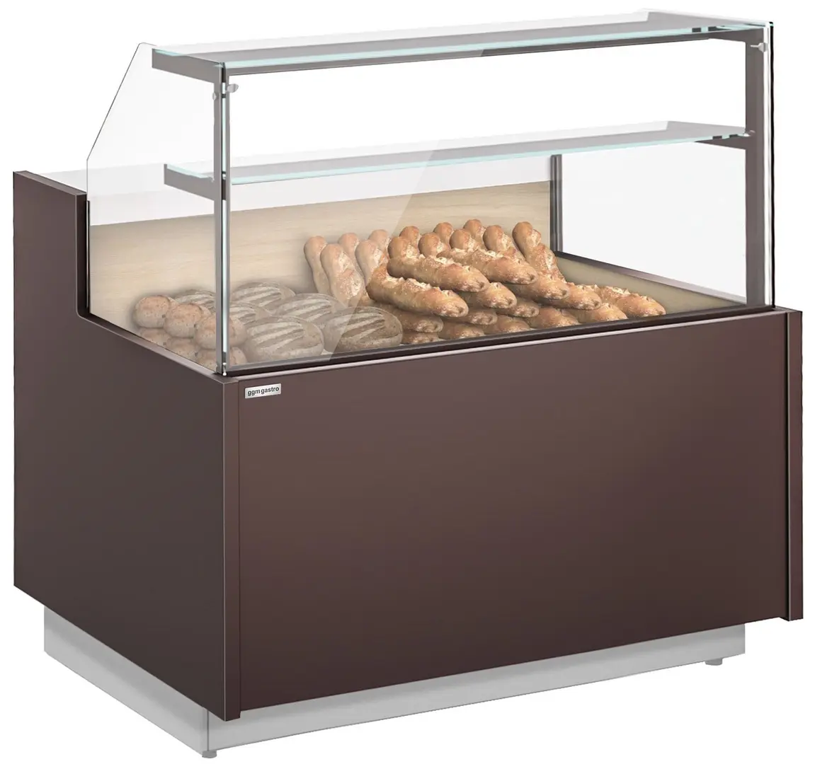 Нейтральная витрина GGM Gastro Riga BRI141-M (Brown)
