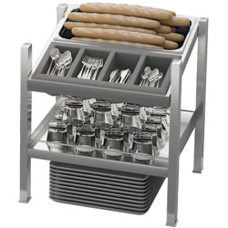Suport pentru tacamuri GGM Gastro BVI1000-BT (Inox)
