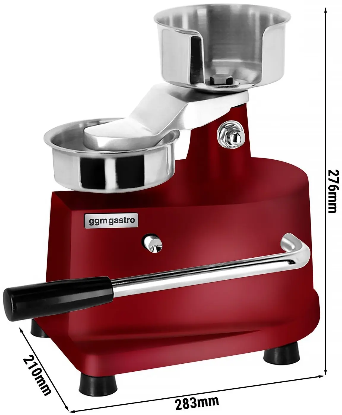 Пресс для гамбургеров GGM Gastro HMH100R (Red) - 8