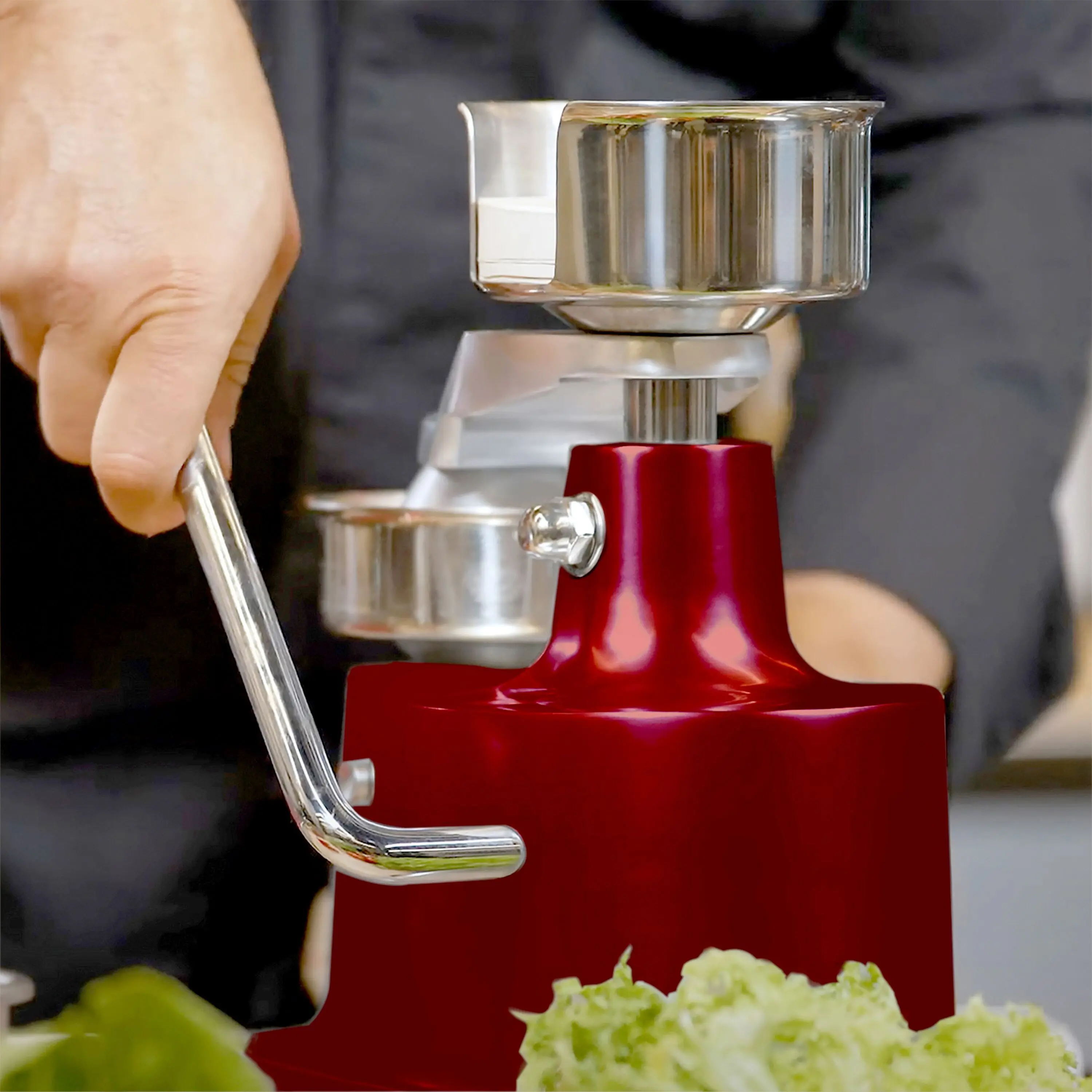 Пресс для гамбургеров GGM Gastro HMH100R (Red) - 10