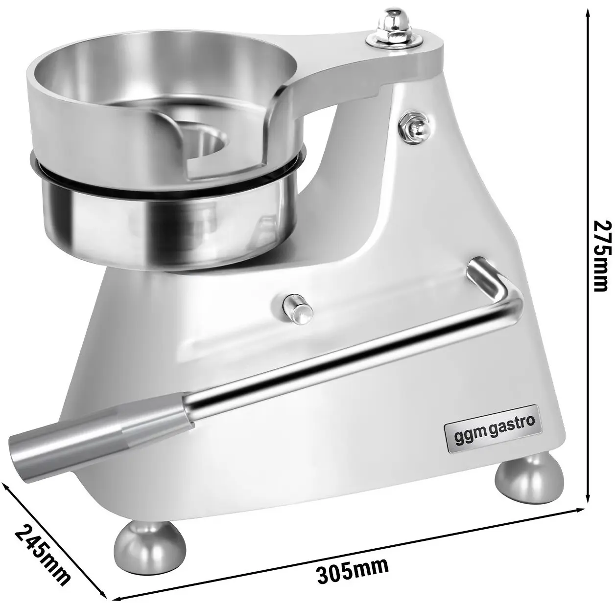 Пресс для гамбургеров GGM Gastro HMHB (Inox) - 11