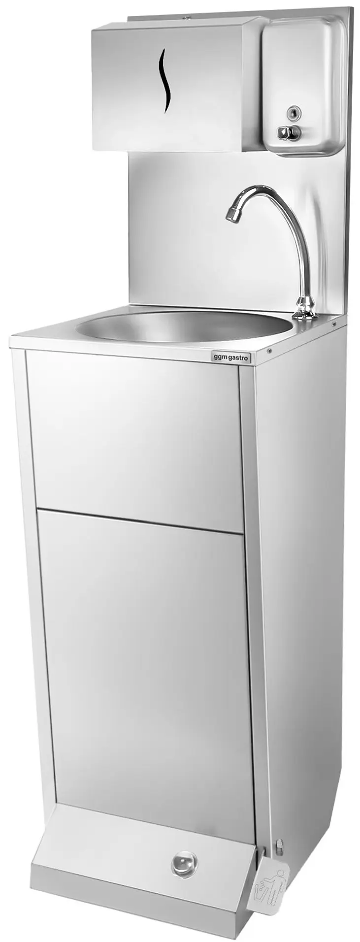 Рукомойник бесконтактный GGM Gastro HWB441 (Inox) - 3