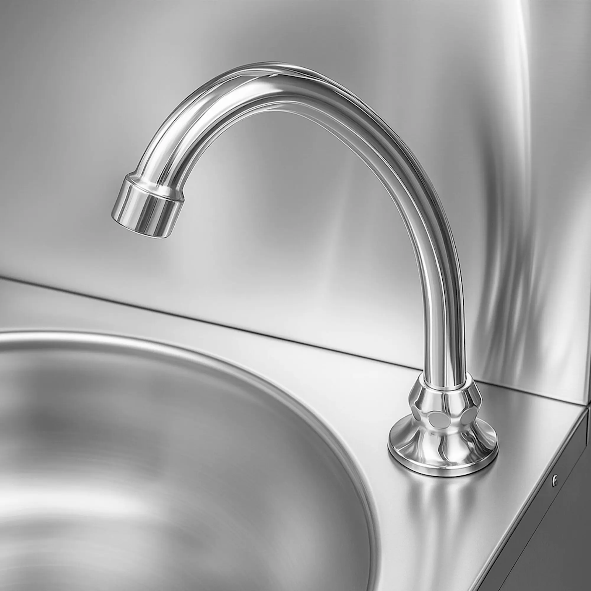 Рукомойник бесконтактный GGM Gastro HWB441 (Inox) - 5