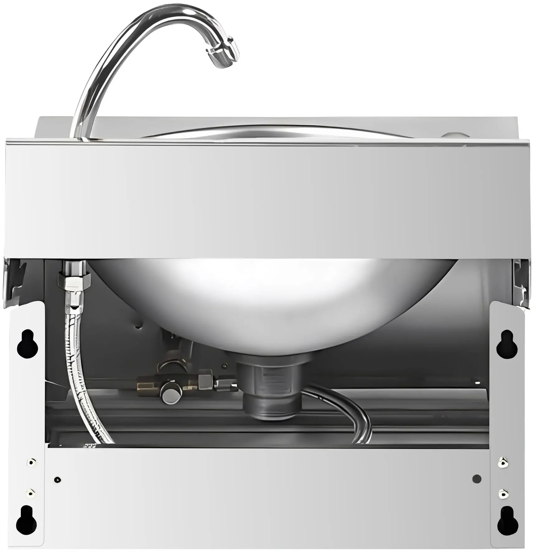 Рукомойник бесконтактный GGM Gastro HWB44MS (Inox) - 2