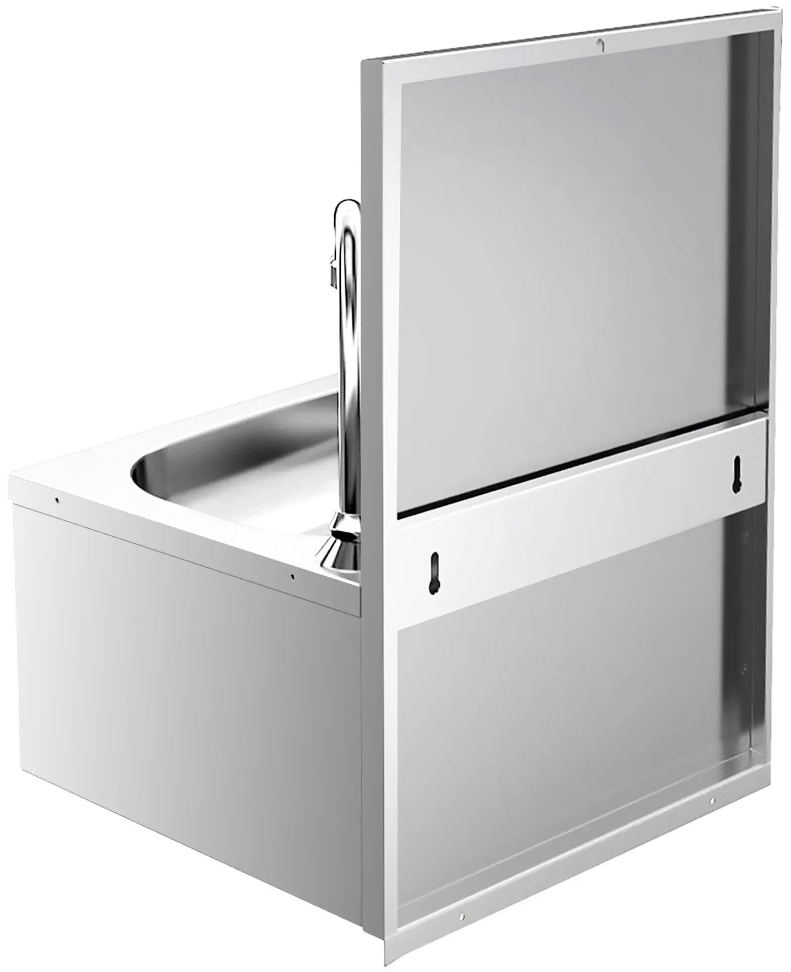 Рукомойник бесконтактный GGM Gastro HWBK439 (Inox) - 6