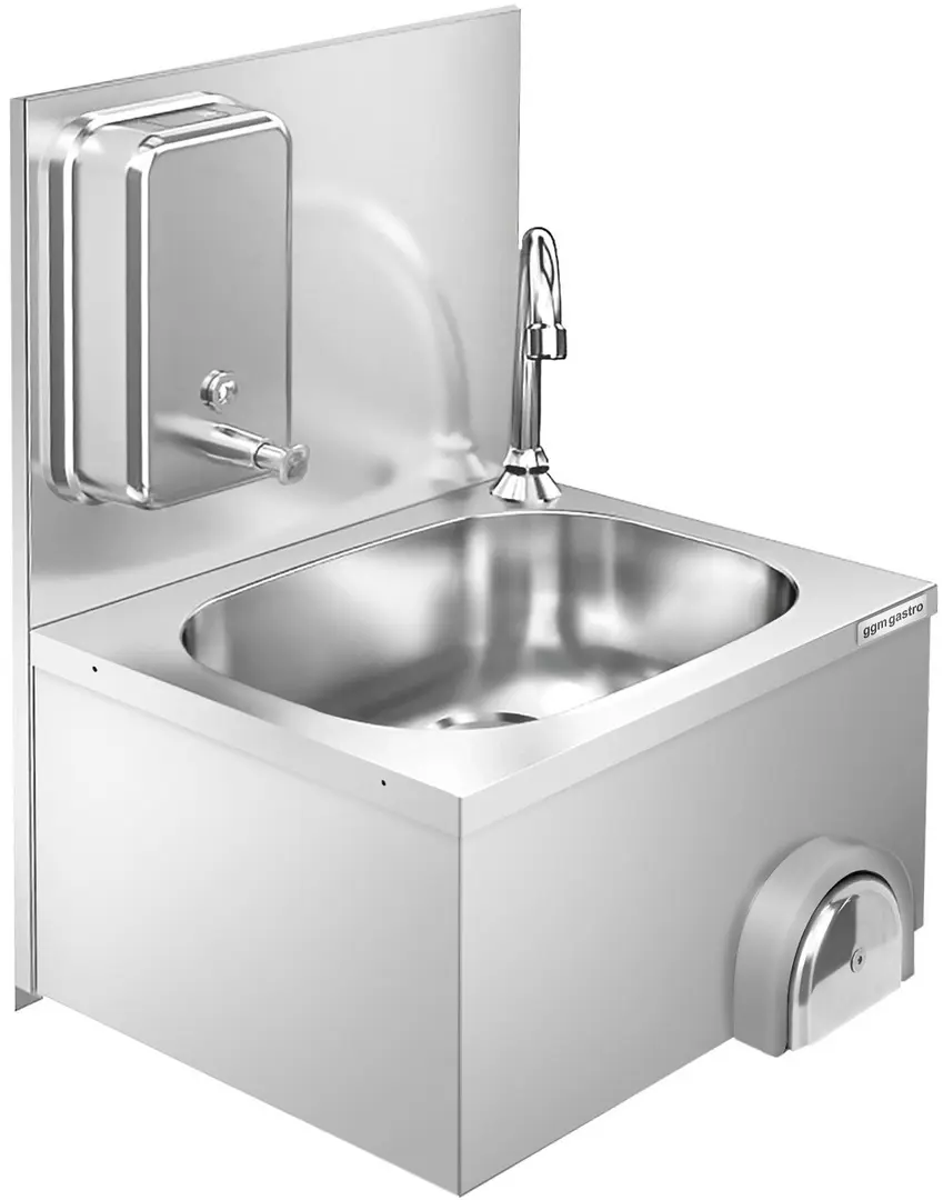 Рукомойник бесконтактный GGM Gastro HWBK439 (Inox)