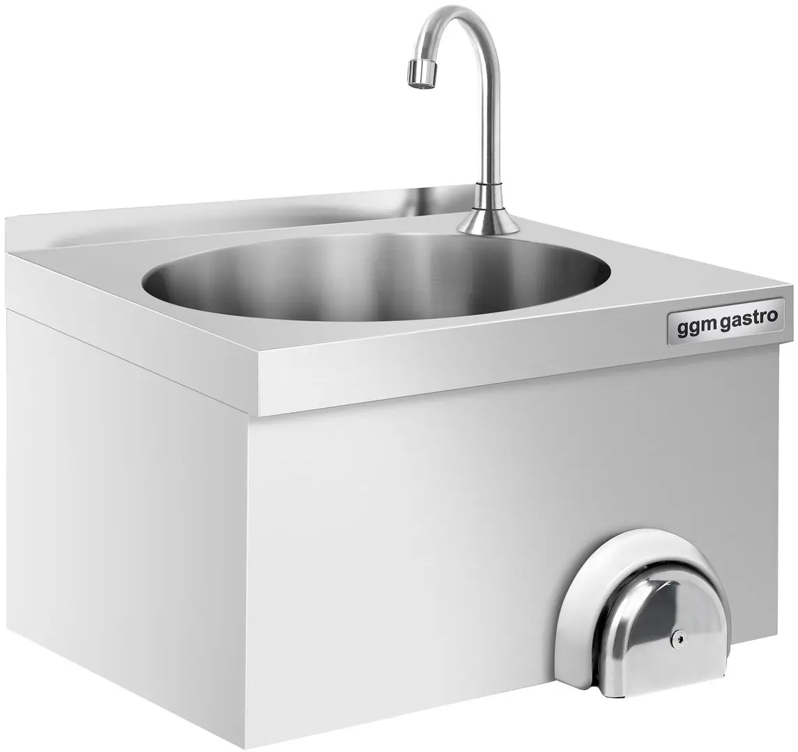 Рукомойник бесконтактный GGM Gastro HWBS44K (Inox)