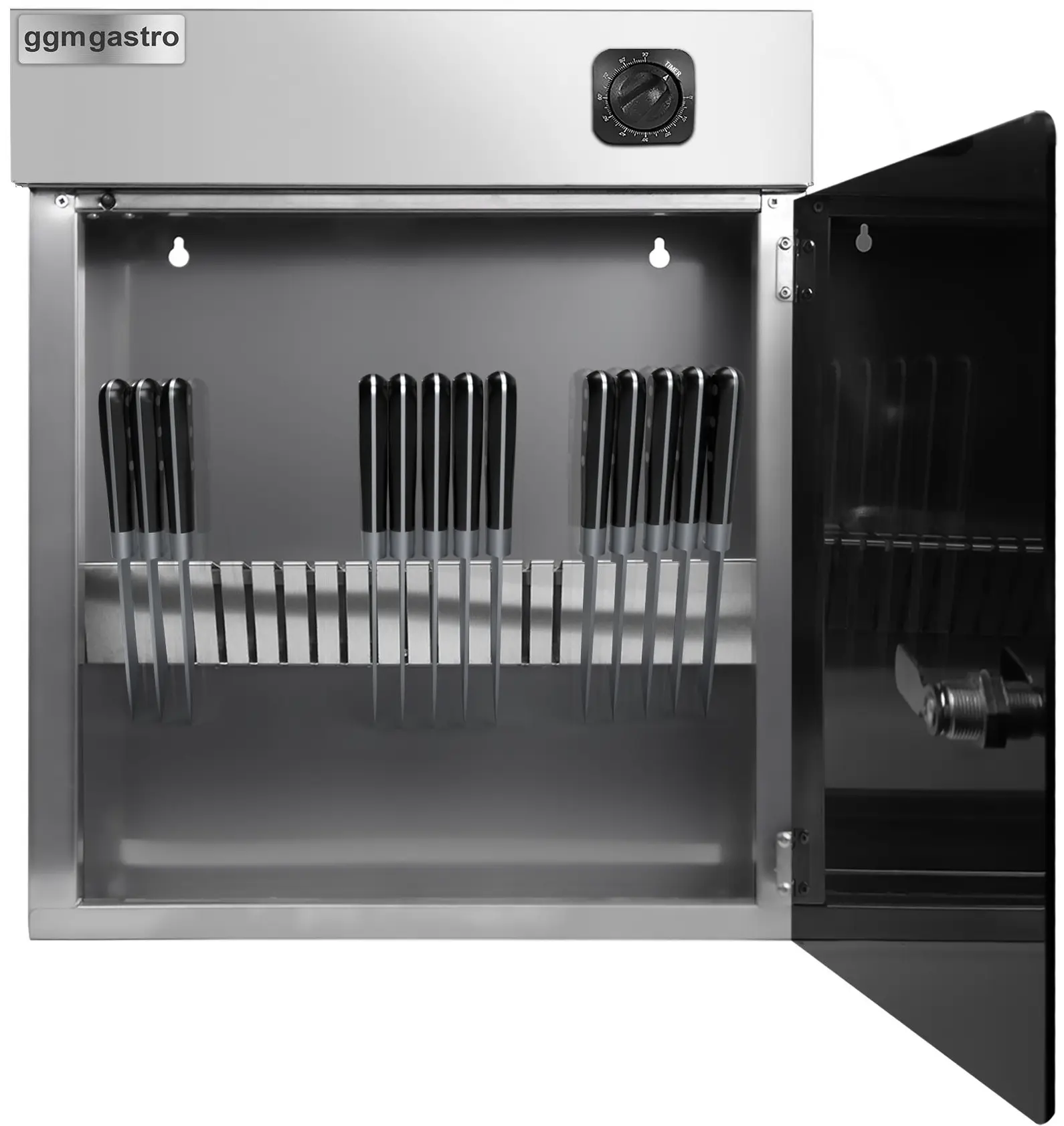 Стерилизатор для ножей GGM Gastro MSND10 (Black/Inox) - 4