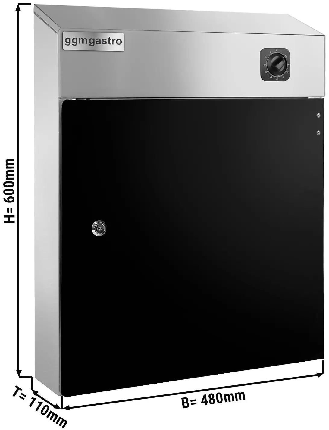 Стерилизатор для ножей GGM Gastro MSND10 (Black/Inox) - 6