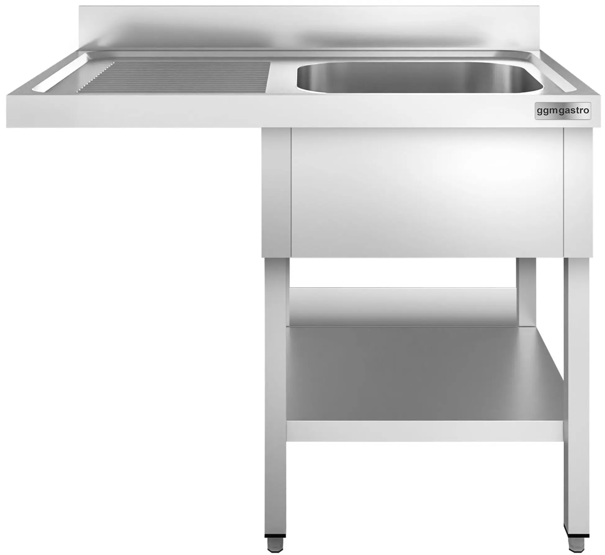 Стол-мойка для посудомоечной машины GGM Gastro STK127SBR1 (Inox) - 2