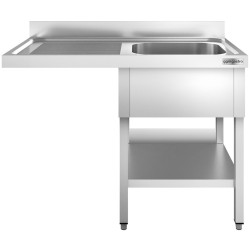 Стол-мойка для посудомоечной машины GGM Gastro STK146SBR1 (Inox) Thumb