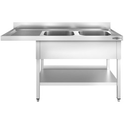 Стол-мойка для посудомоечной машины GGM Gastro STK166SBR2 (Inox) Thumb