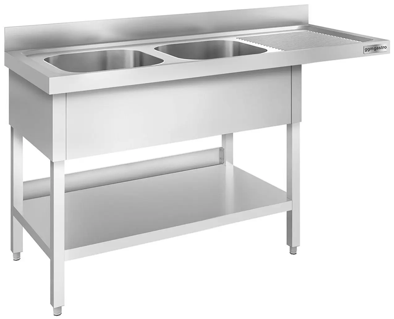 Masa cu chiuveta pentru masina de spalat vase GGM Gastro STK167SBL2 (Inox)