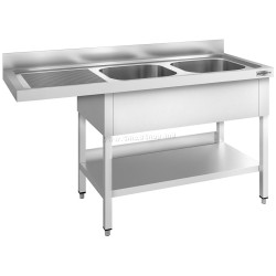 Стол-мойка для посудомоечной машины GGM Gastro STK167SBR2 (Inox)