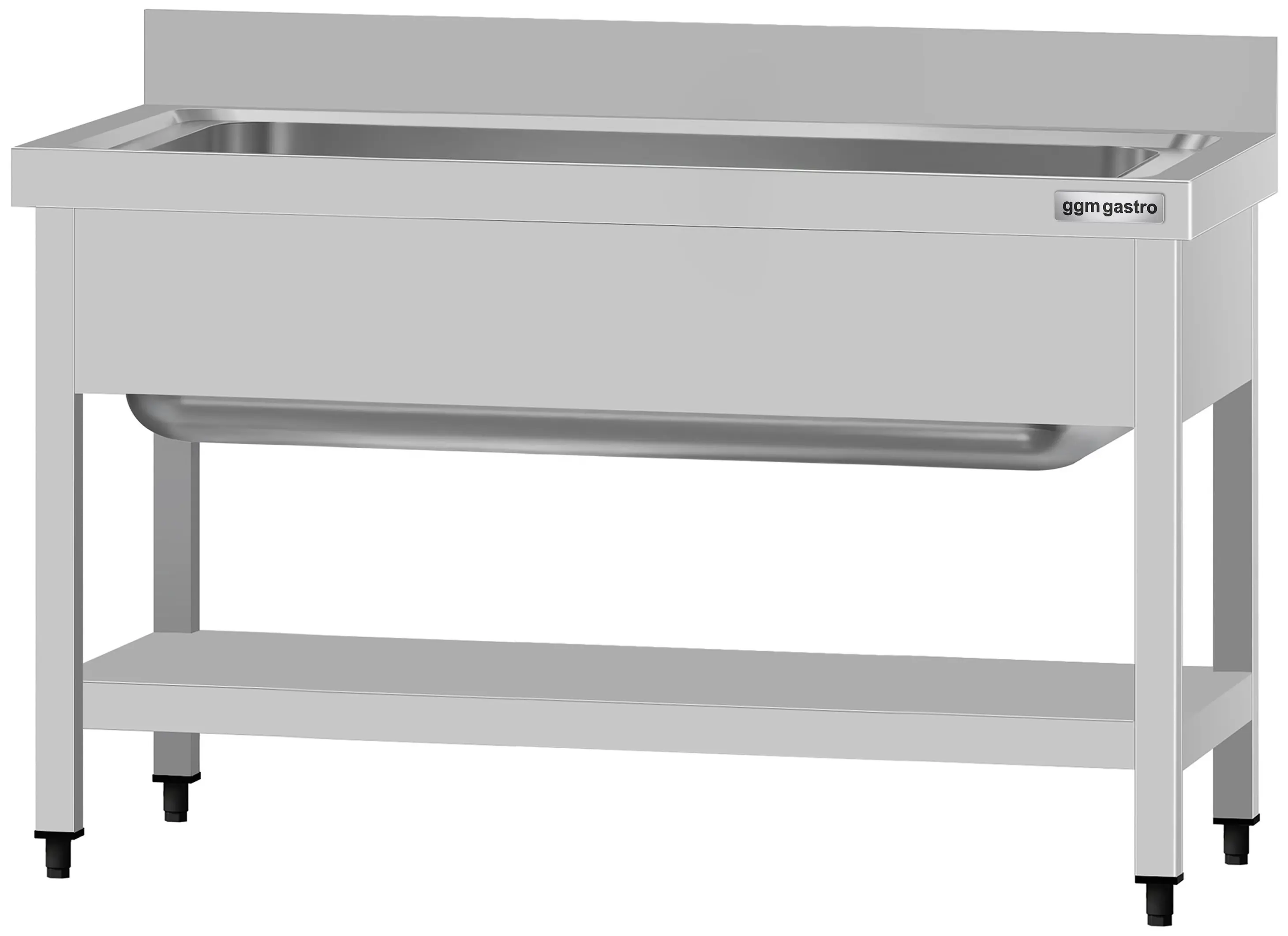 Стол-мойка GGM Gastro STB126T1 (Inox) - 3