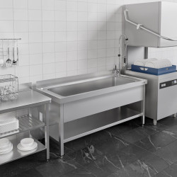 Стол-мойка GGM Gastro STB127T1 (Inox) Thumb