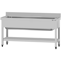 Стол-мойка GGM Gastro STB146T1 (Inox) Thumb