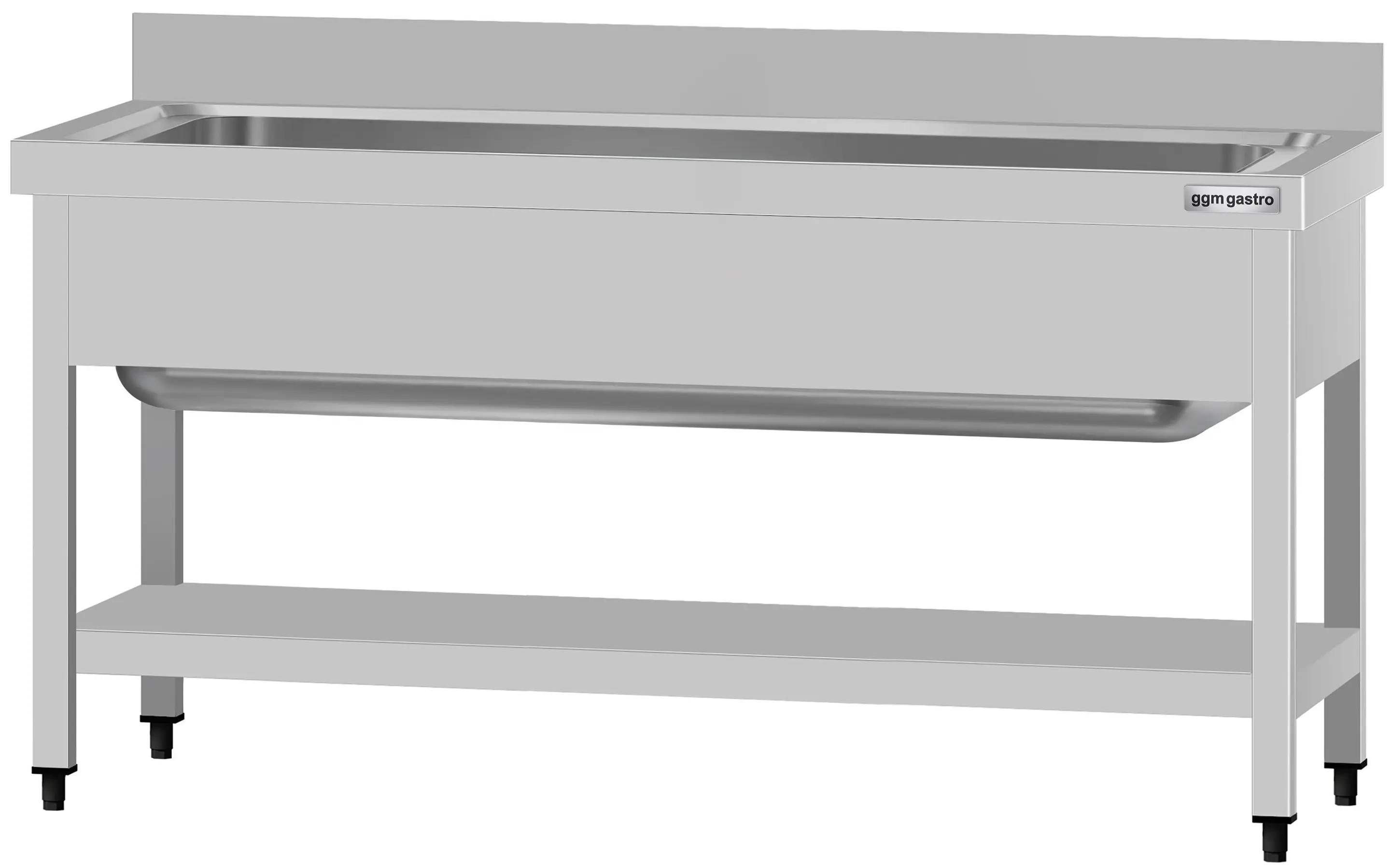 Стол-мойка GGM Gastro STB146T1 (Inox) - 3