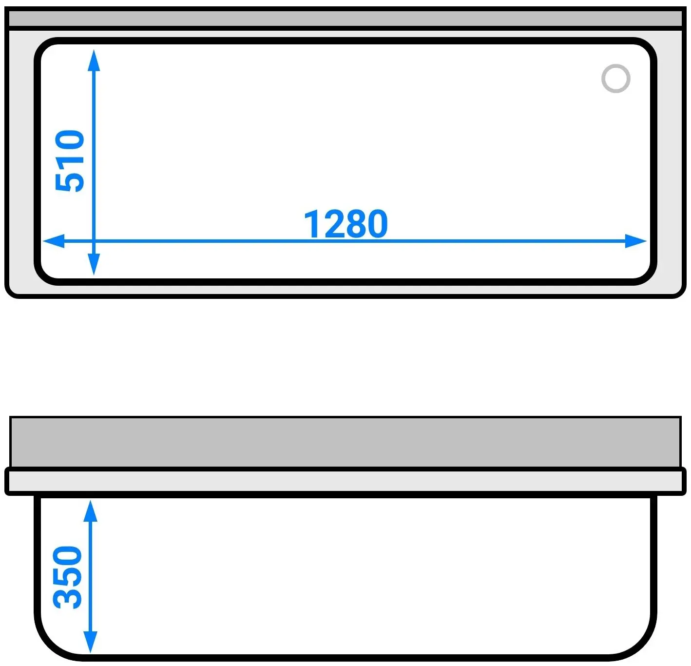 Стол-мойка GGM Gastro STB146T1 (Inox) - 8