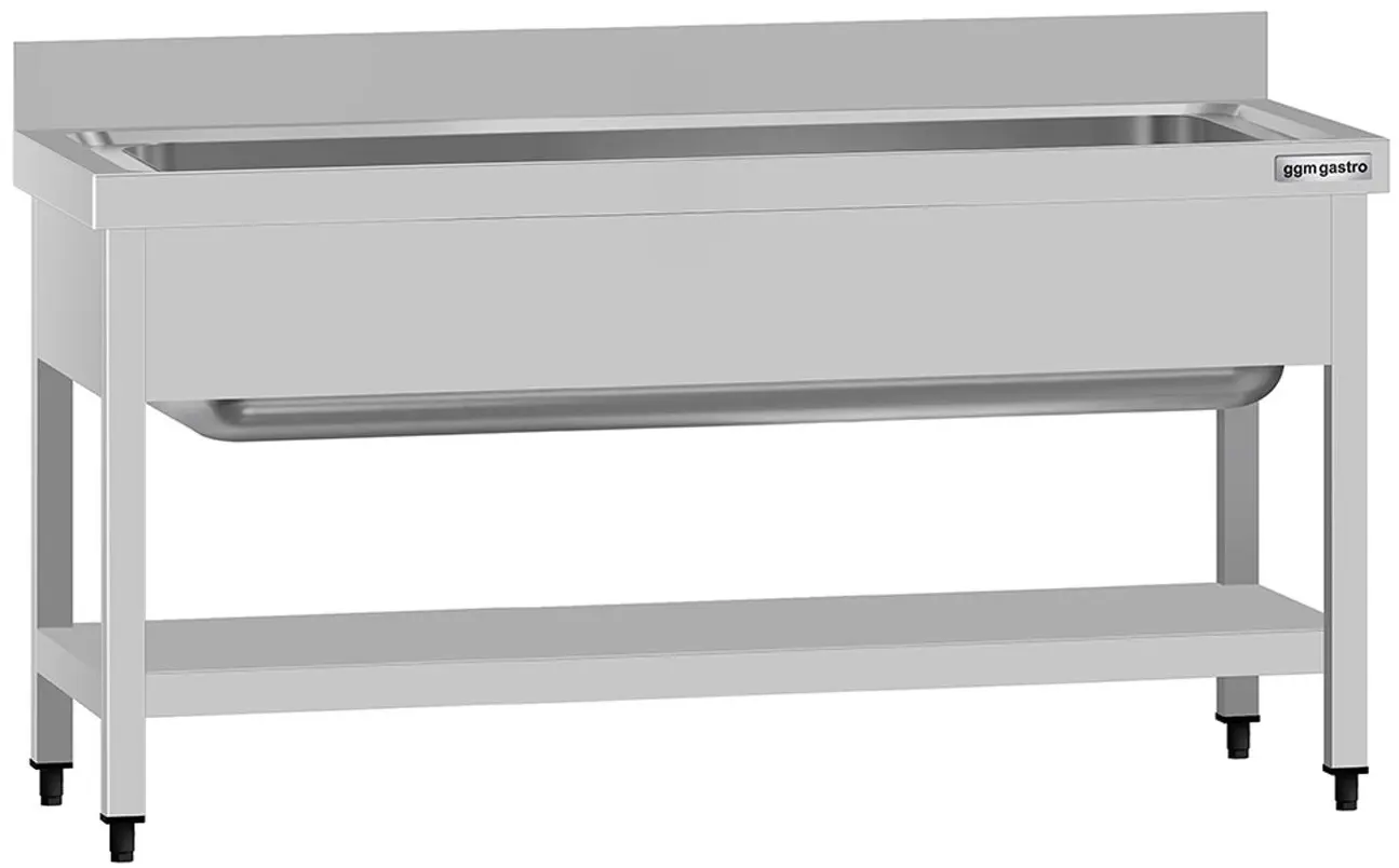 Стол-мойка GGM Gastro STB146T1 (Inox)