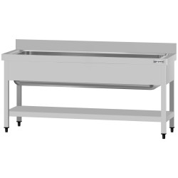 Стол-мойка GGM Gastro STB167T1 (Inox) Thumb