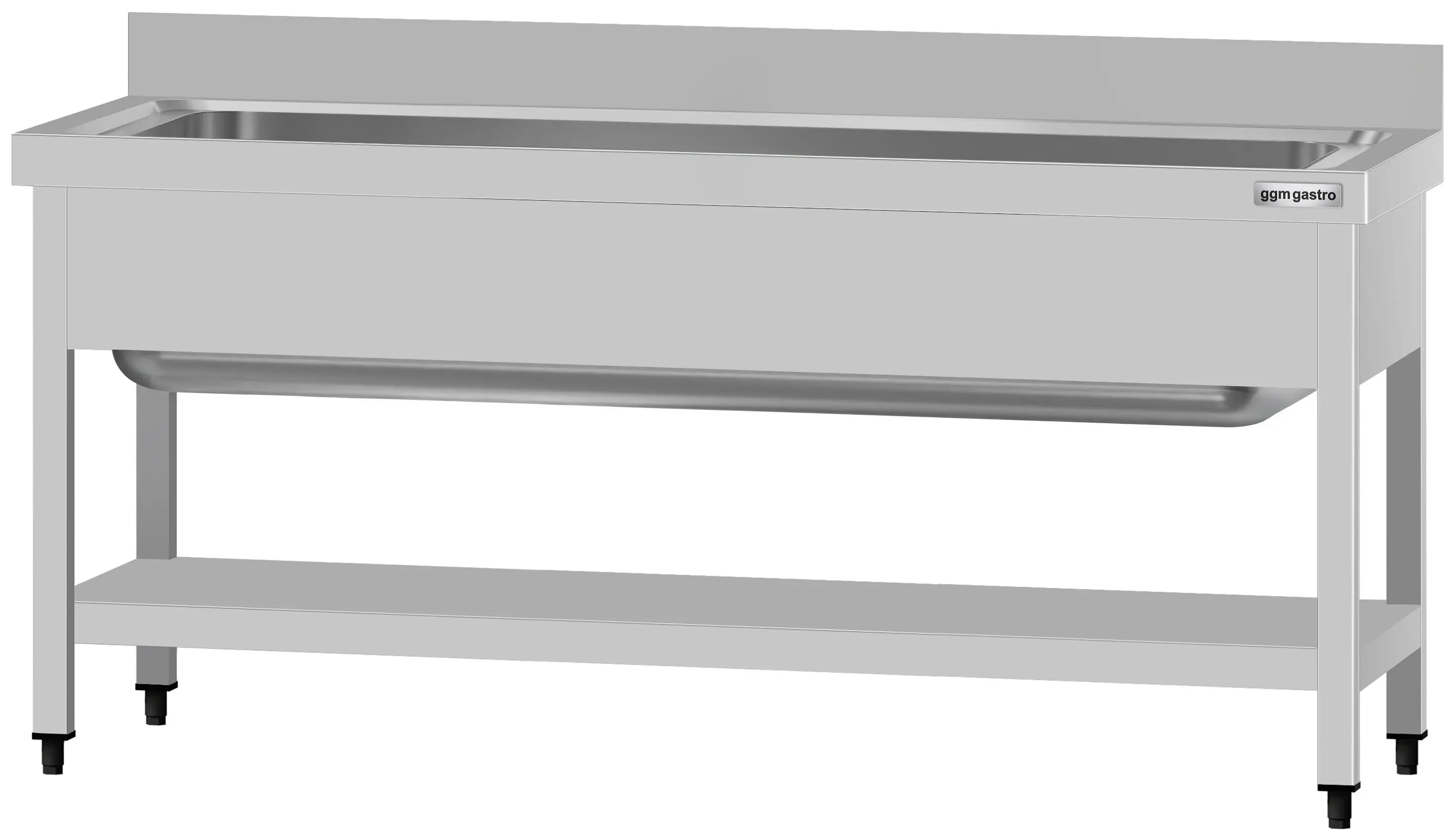 Стол-мойка GGM Gastro STB167T1 (Inox) - 3