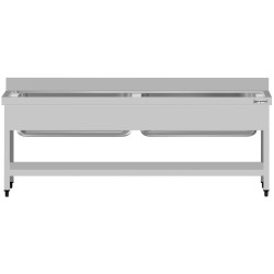 Masa cu chiuveta GGM Gastro STB207T2 (Inox) Thumb
