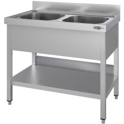 Стол-мойка GGM Gastro STK107BM2#ECO (Inox) Thumb