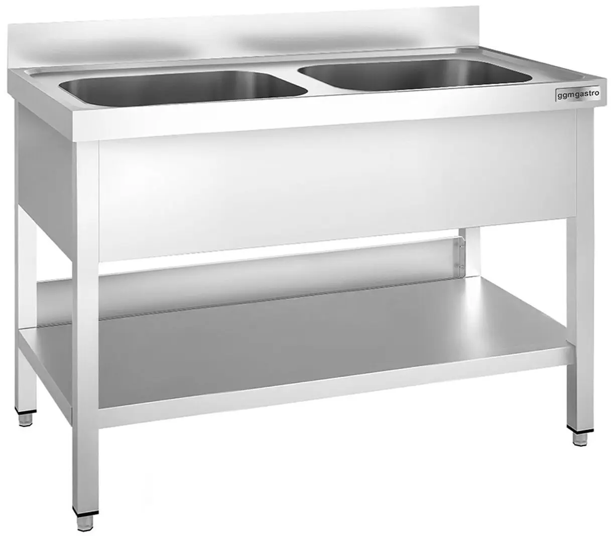 Стол-мойка GGM Gastro STK126BM2 (Inox)
