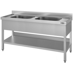 Стол-мойка GGM Gastro STK146BM2#ECO (Inox) Thumb