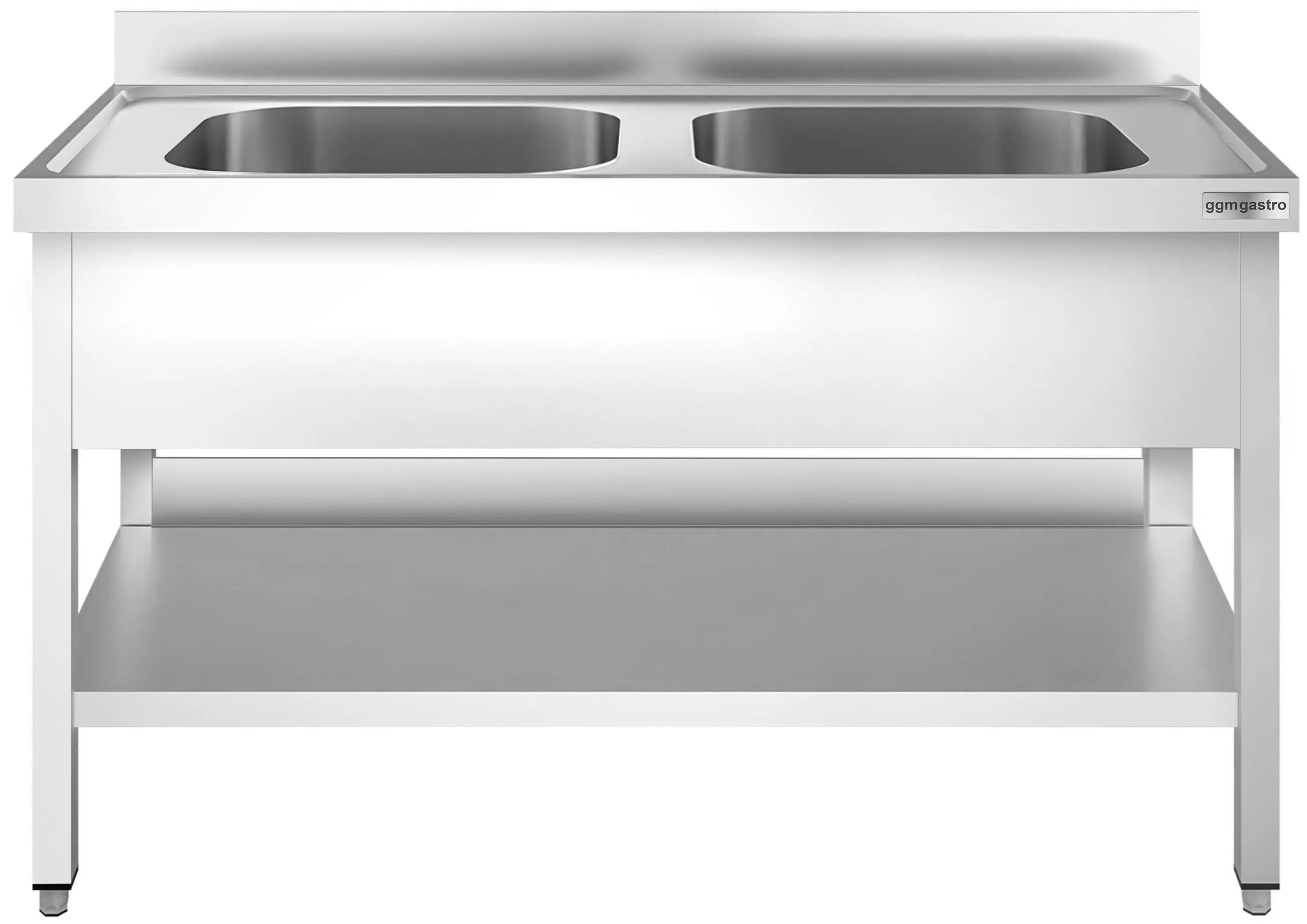 Стол-мойка GGM Gastro STK146BM2 (Inox) - 2