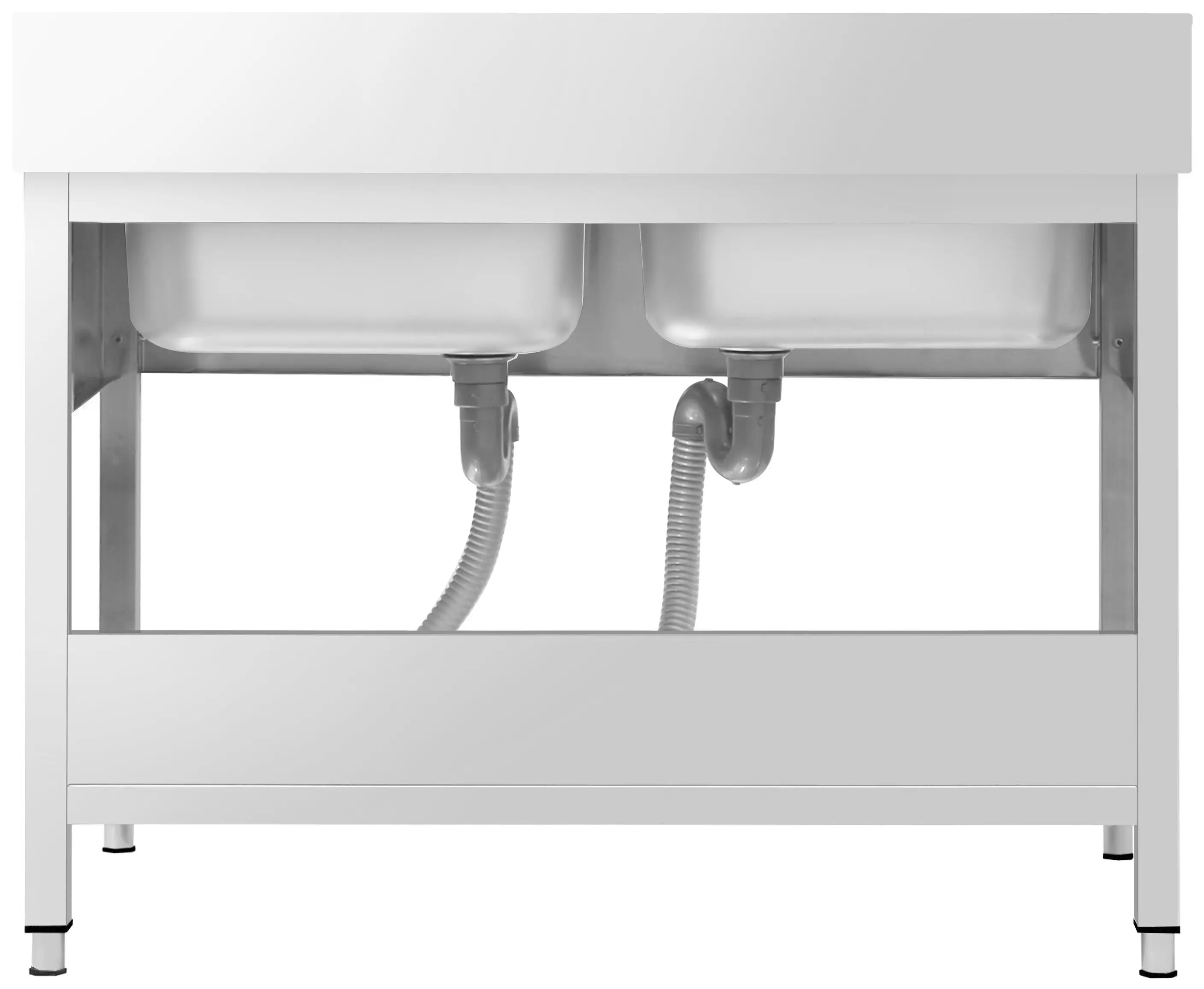 Стол-мойка GGM Gastro STK146BM2 (Inox) - 5