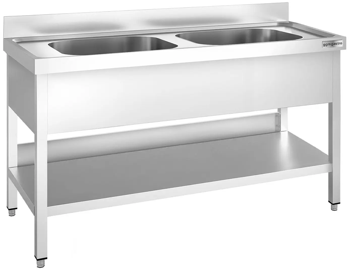Стол-мойка GGM Gastro STK146BM2 (Inox)