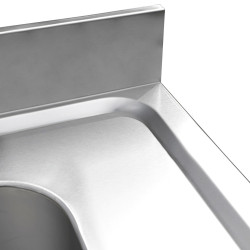 Стол-мойка GGM Gastro STK166BM2#ECO (Inox) Thumb
