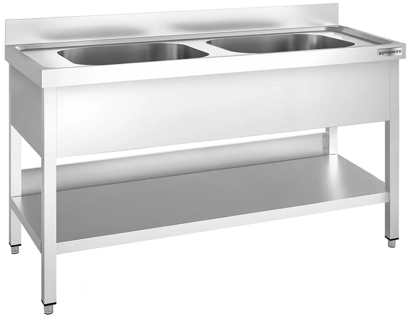 Стол-мойка GGM Gastro STK167BM2 (Inox)