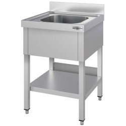 Стол-мойка GGM Gastro STK66BM1#ECO (Inox) Thumb