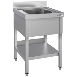 Стол-мойка GGM Gastro STK66BM1#ECO (Inox)