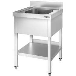 Стол-мойка GGM Gastro STK66BM1 (Inox) Thumb
