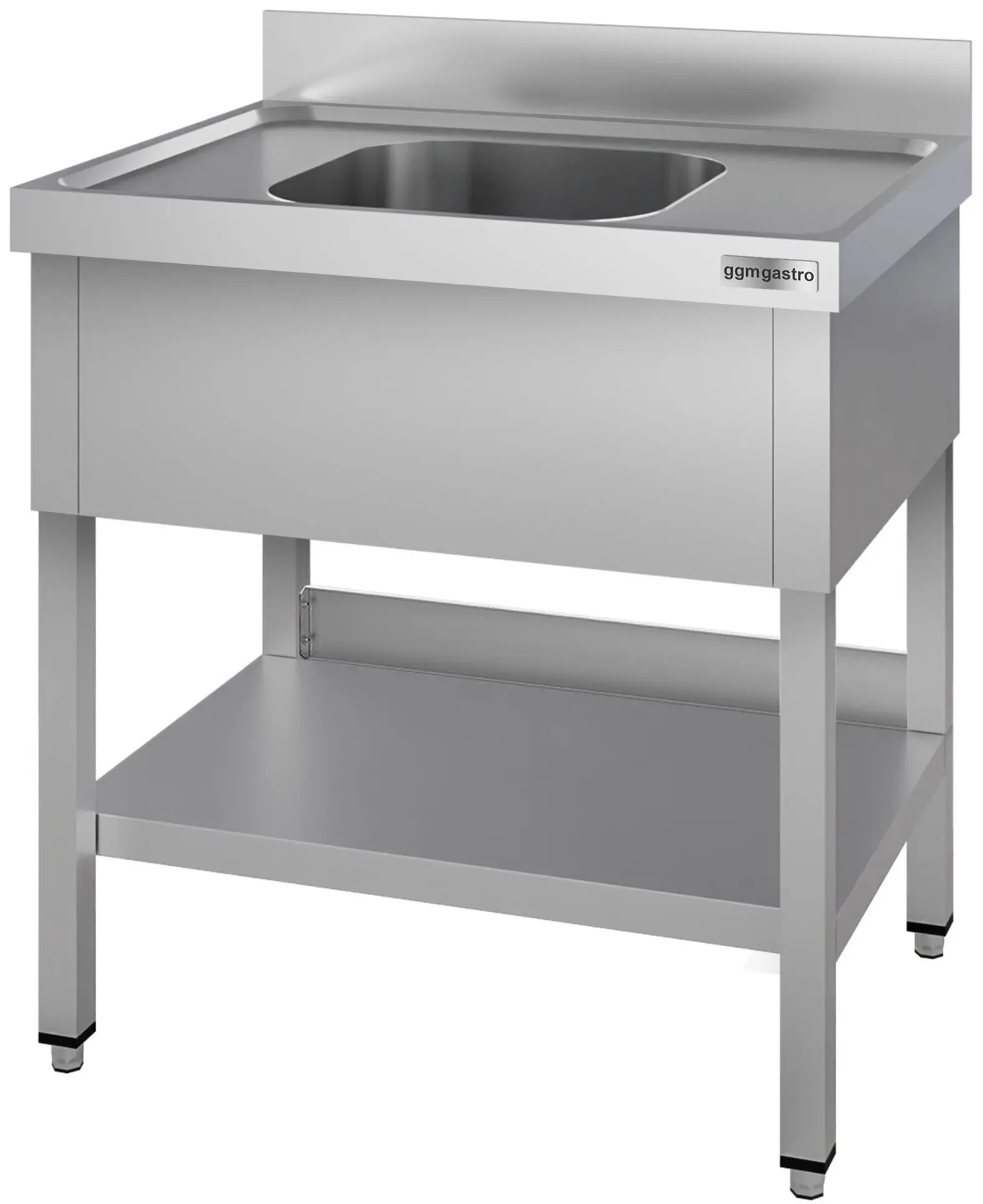 Стол-мойка GGM Gastro STK86BM1#ECO (Inox) - 3