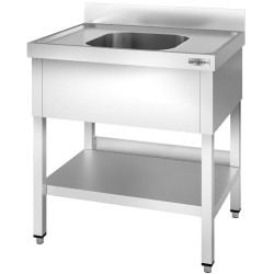 Стол-мойка GGM Gastro STK86BM1 (Inox) Thumb