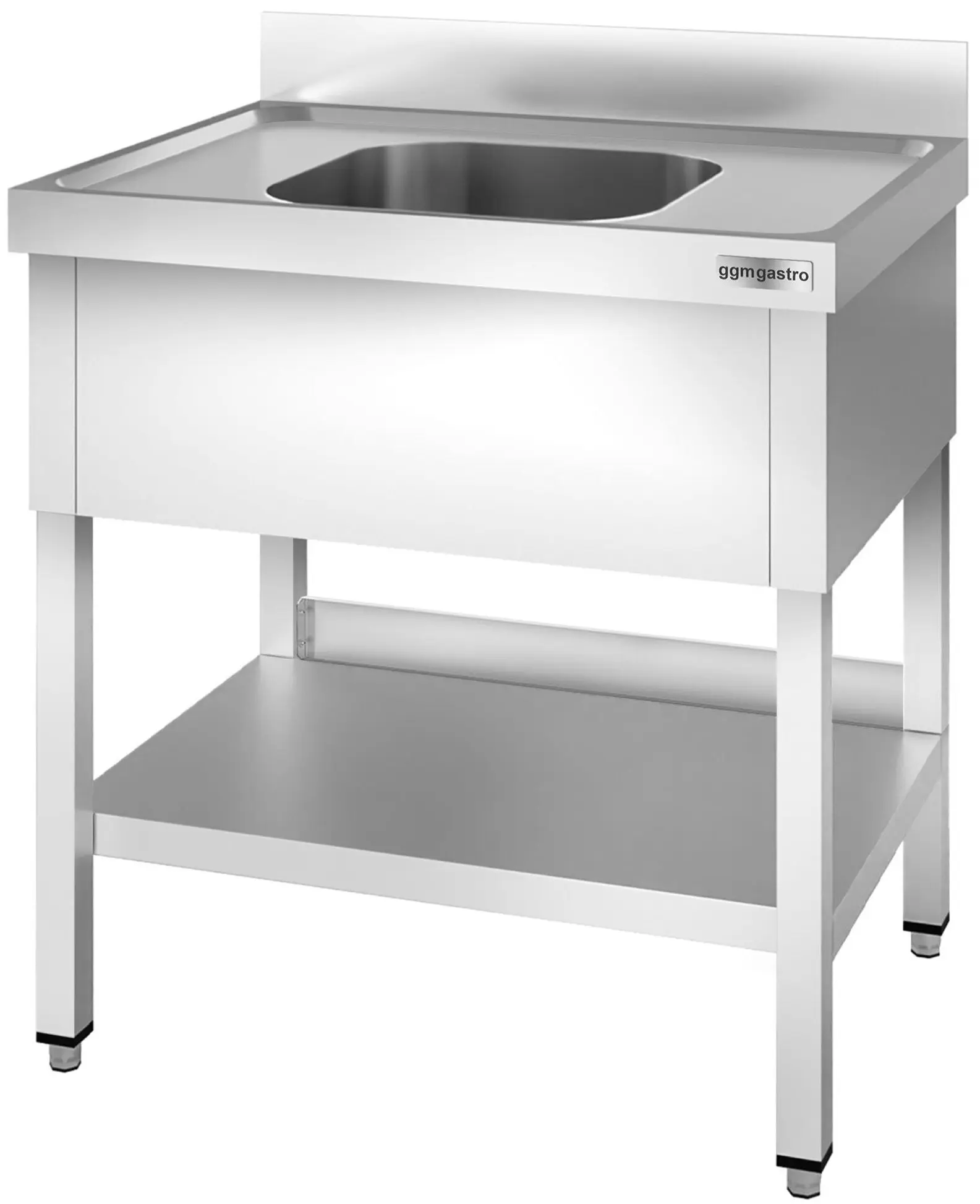 Стол-мойка GGM Gastro STK86BM1 (Inox) - 3