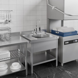 Стол-мойка GGM Gastro STK86BM1 (Inox) Thumb