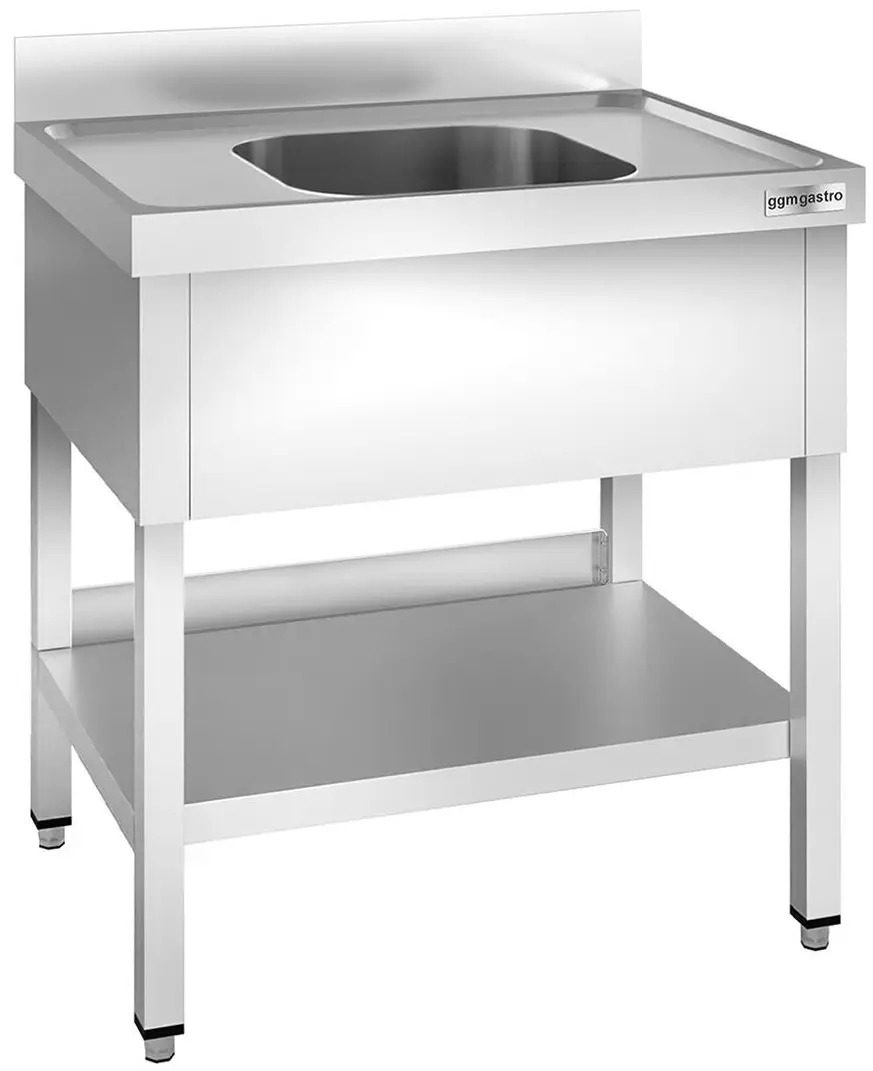 Стол-мойка GGM Gastro STK86BM1 (Inox)