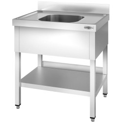Стол-мойка GGM Gastro STK87BM1 (Inox) Thumb